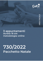 Pacchetto 730 - promozione di Natale Pacchetto 730 - promozione di Natale