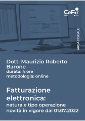 Fatturazione Elettronica: Natura E Tipo Operazione Novità In Vigore Dal 01.07.2022 Fatturazione Elettronica: Natura E Tipo Operazione Novità In Vigore Dal 01.07.2022