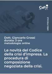 Le Novità Del Codice Della Crisi D'impresa. La Procedura Di Composizione Negoziata Della Crisi. Le Novità Del Codice Della Crisi D'impresa. La Procedura Di Composizione Negoziata Della Crisi.