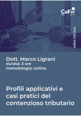 Profili Applicativi E Casi Pratici Del Contenzioso Tributario Profili Applicativi E Casi Pratici Del Contenzioso Tributario
