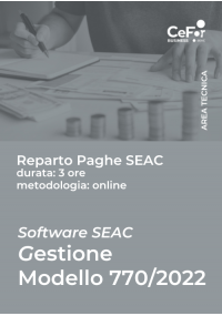 Suite Paghe SEAC - Gestione 770/2023