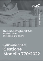Software Seac - Gestione 770/2022