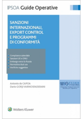 Sanzioni Internazionali, Export Control E Programmi Di Conformita'