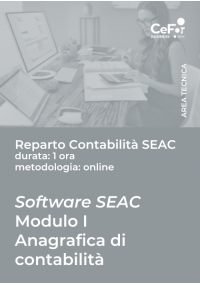 Modulo I - Anagrafica di contabilità - pack