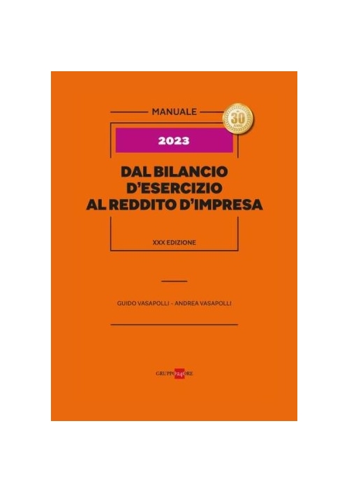 DAL BILANCIO D'ESERCIZIO AL REDDITO D'IMPRESA 2023 - XXX EDIZIONE
