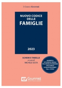 NUOVO CODICE DELLE FAMIGLIE 2023