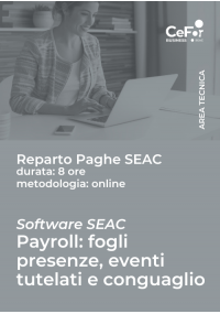 Suite Paghe SEAC - Payroll: fogli presenze, eventi tutelati e conguaglio
