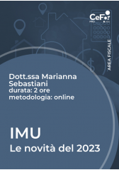 Imu - Le Novità Del 2023 Imu - Le Novità Del 2023