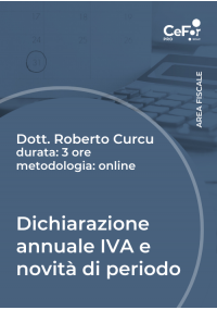 Dichiarazione annuale IVA e novità di periodo 2023