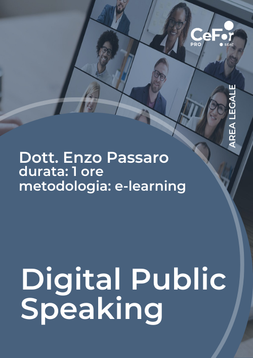 E-learning - Digital Public Speaking