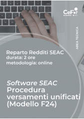Software Seac - Procedura Versamenti Unificati 2024