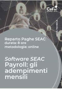 Software SEAC - Payroll: gli adempimenti mensili