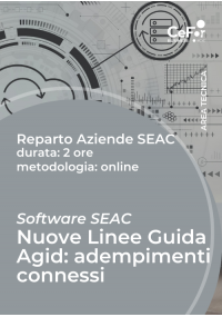 Software SEAC - Nuove Linee Guida Agid: adempimenti connessi