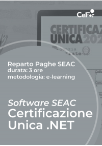 Suite Paghe SEAC - Certificazione Unica .NET - E-learning
