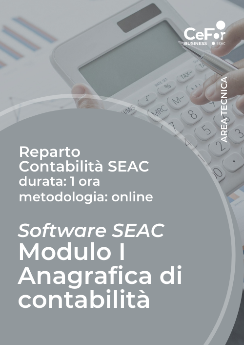 Modulo I - Anagrafica di contabilità - pack