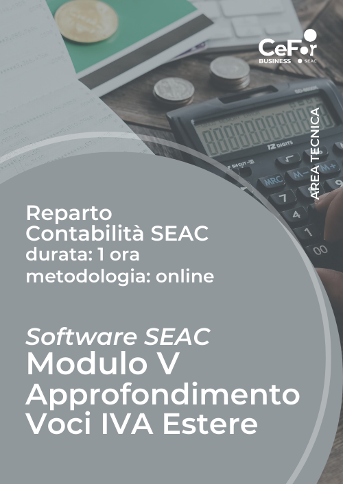 Modulo V - Approfondimento Voci IVA Estere - pack