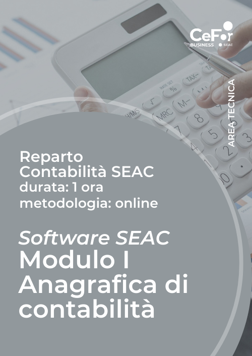 Suite Contabilità SEAC - Anagrafica di contabilità