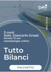 Pacchetto formativo - Tutto Bilanci Pacchetto formativo - Tutto Bilanci