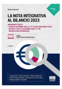 LA NOTA INTEGRATIVA AL BILANCIO 2023