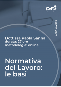 Normativa del Lavoro: le basi