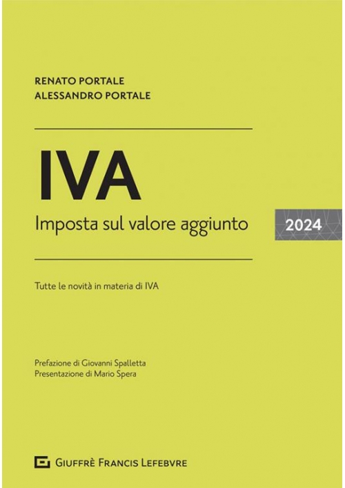 IVA 2024 IMPOSTA SUL VALORE AGGIUNTO DI RENATO PORTALE