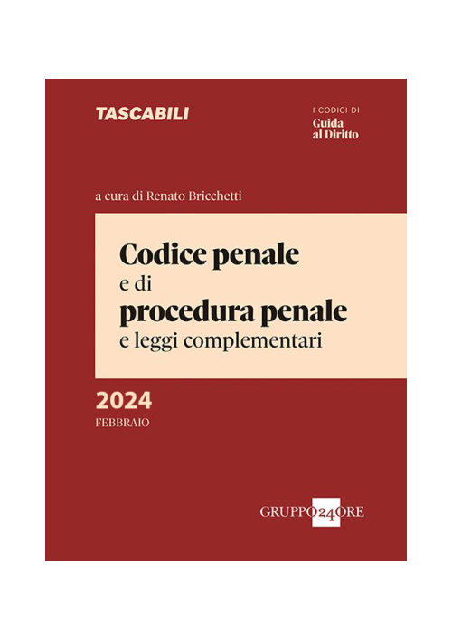 CODICE PENALE E PROCEDURA PENALE ED. 2024
