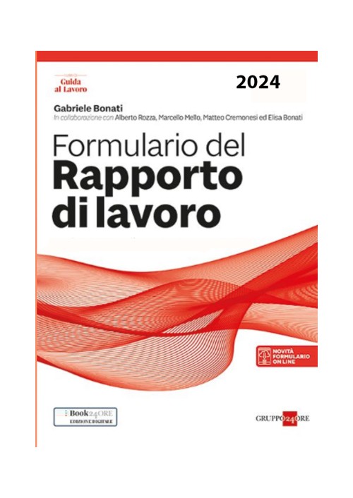 FORMULARIO DEL RAPPORTO DI LAVORO 2024