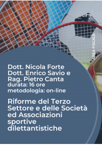 Percorso - Riforme del Terzo Settore e delle Società ed Associazioni sportive dilettantistiche