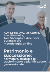 Patrimonio e successione: normative, strategie di trasferimento e pianificazione generazionale