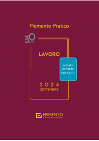 MEMENTO LAVORO 2024 - Edizione di Settembre