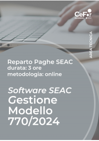 Suite Paghe SEAC - Gestione 770/2024