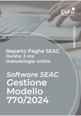 Suite Paghe Seac - Gestione 770/2024