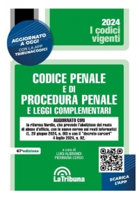 CODICE PENALE E DI PROCEDURA PENALE