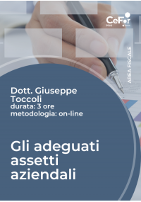 Gli adeguati assetti aziendali