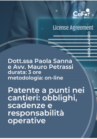 Patente a punti nei cantieri: obblighi, scadenze e responsabilità operative