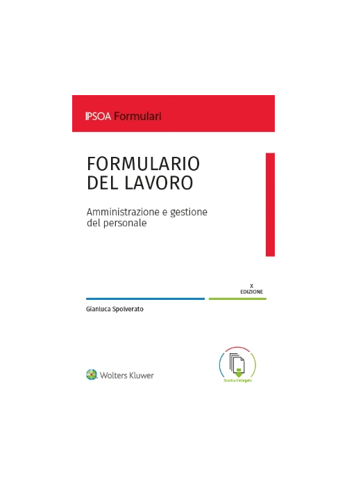 FORMULARIO DEL LAVORO