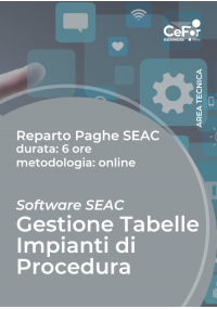 Suite Paghe SEAC - Gestione Tabelle Impianti di Procedura - Ed. Dicembre