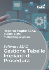 Suite Paghe Seac - Gestione Tabelle Impianti Di Procedura - Ed. Dicembre