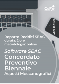 Suite Redditi - Concordato Preventivo Biennale - Aspetti Meccanografici