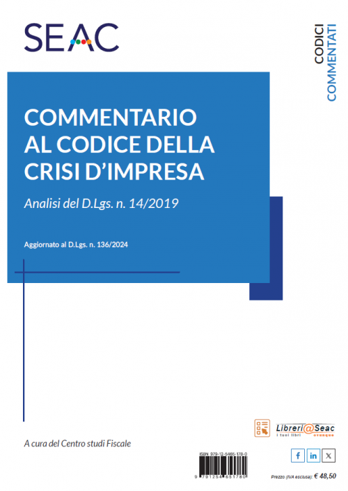 COMMENTARIO AL CODICE DELLA CRISI D'IMPRESA