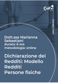 Dichiarazione dei Redditi - Modello Redditi Persone Fisiche - Ed. Aprile