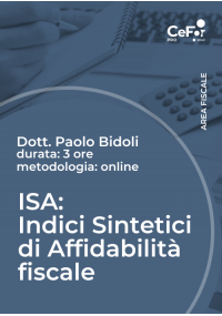 ISA: Indici Sintetici di Affidabilità fiscale