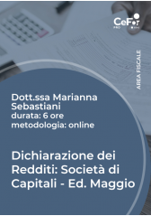 Dichiarazione Dei Redditi: Società Di Capitali - Ed. Maggio