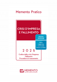 MEMENTO CRISI D'IMPRESA E FALLIMENTO 2025