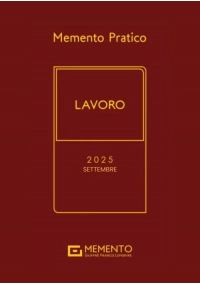 MEMENTO LAVORO 2025 - Edizione di Settembre