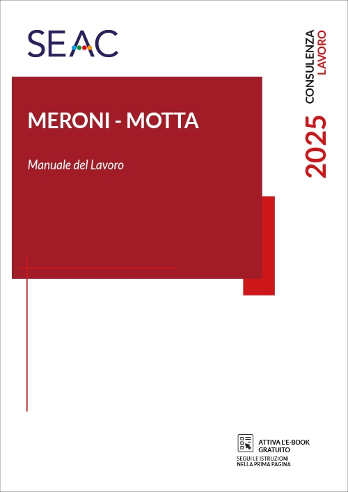 MERONI MOTTA - Manuale del lavoro