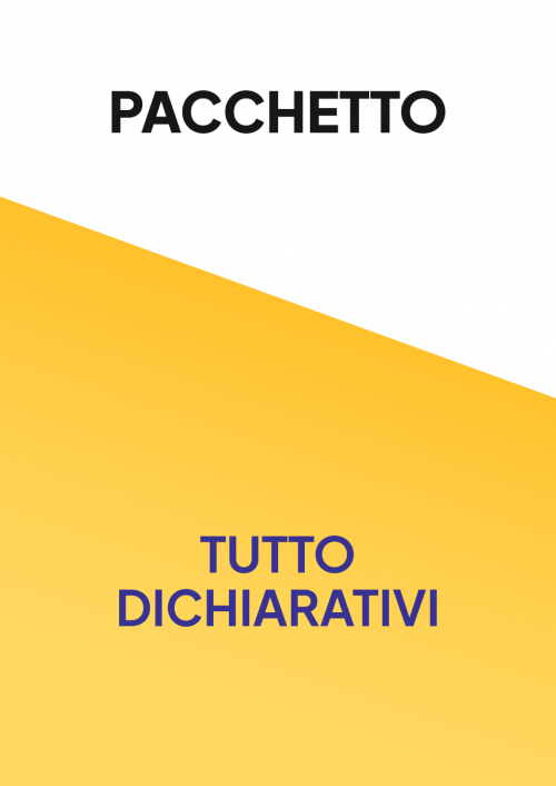 PACCHETTO TUTTO DICHIARATIVI 2025