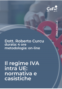 Il regime IVA intra UE: normativa e casistiche - Ed. Marzo