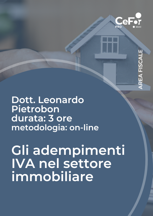 Gli adempimenti IVA nel settore immobiliare - Ed. Marzo