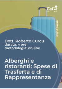 Alberghi e ristoranti: Spese di Trasferta e di Rappresentanza